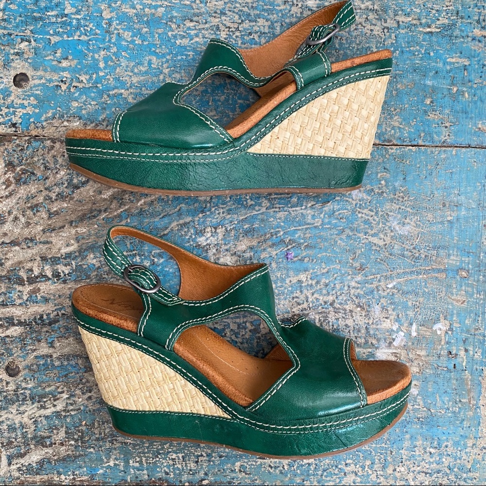 Naya Platform Espadrille Wedge Sandal Size 10